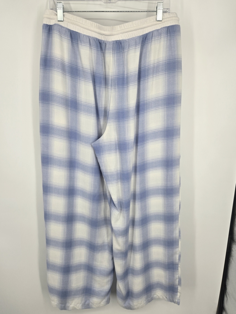 Happily Grey Light Blue Plaid Lounge Pajama Pants XL (8386) - Picture 2 of 5